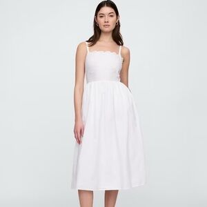 GAP Eyelet Midi Dress